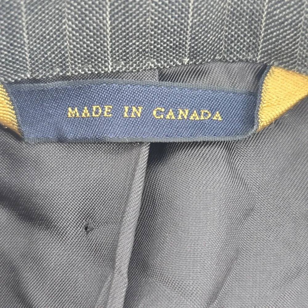 Brooks Brothers Blazer Mens 42R Grey Pinstripe 1818 Fitzgerald Sport Coat